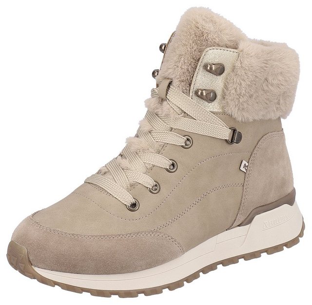 Rieker EVOLUTION Winterboots mit Fellimitat (camelfarben)