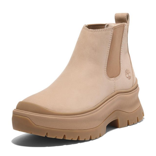 Timberland ROXIE LANE MID CHELSEA BOOT Chelseaboots Stiefelette, Winterschuhe, Ankle Boots (LIGHT BEIGE NUBUCK)