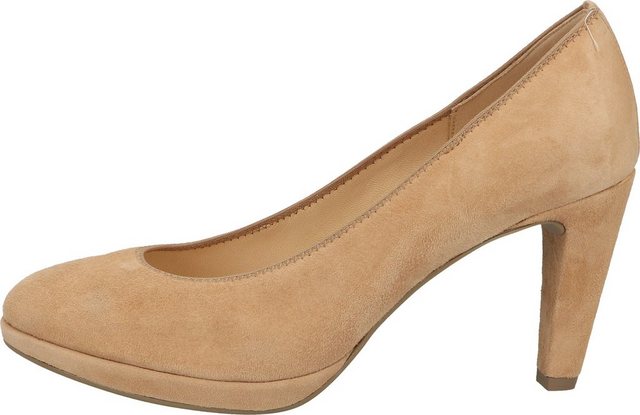 Gabor »Pumps Veloursleder« High-Heel-Pumps (beige)