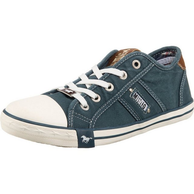 MUSTANG Sneakers Low Sneaker (blau/grün)