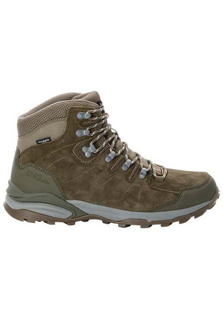 Jack Wolfskin REFUGIO TEXAPORE MID M Hikingschuh (cold-coffee)