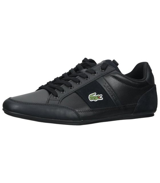 Lacoste Sneaker Leder/Textil Sneaker (schwarz)