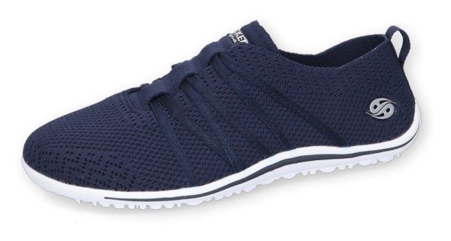 Dockers by Gerli Barfußschuh Schlupfschuh, Sneaker, Sommerschuh in lässiger Strick-Optik (navy)