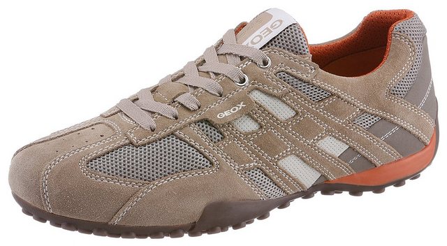 Geox Snake Sneaker im Materialmix mit Geox Spezial Membrane (beige)