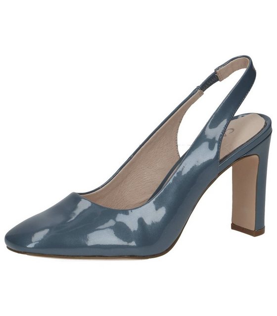 Caprice »Pumps Leder« High-Heel-Pumps (blau)