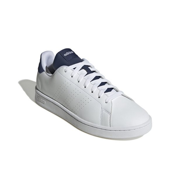 adidas Sportswear ADVANTAGE Sneaker Design auf den Spuren des adidas Stan Smith (Cloud White / Cloud White / Dark Blue)