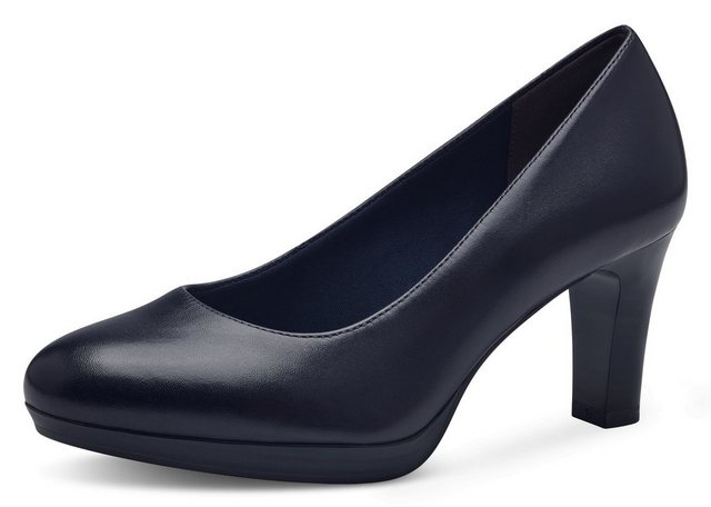 Tamaris Pumps, Abendschuh, Festtagsschuh, Trichterabsatz, in klassischer Form (unbekannt|NAVY|NAVY 805)