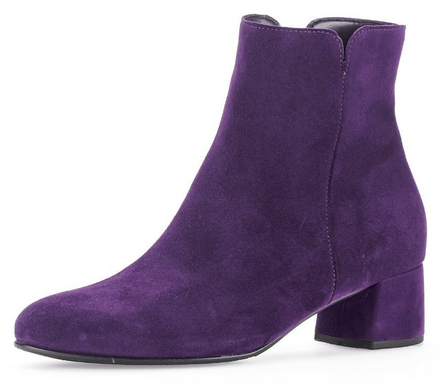 Gabor Stiefelette, Blockabsatz, Businesschuh, Ankleboots mit Best Fitting-Ausstattung (lila|Purple)